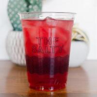 King Crimson + Lemonade · Refreshing signature hibiscus blend tea from Kilogram Tea mixed with lemonade. (16oz)