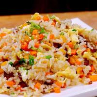 Fried Rice With Chinese Sausage · 