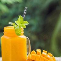 Mango Pineapple Smoothie · Our classic 20 oz organic mango-pineapple smoothie.