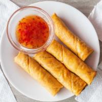 Vietnamese Fried Spring Roll (2Pc) · Choose from pork and veggie, vegetable or banana - everything made from scratch. Except for ...
