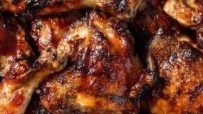 Bbq Chicken  · Baked Tangy BBQ  Chicken witha choice of two sides