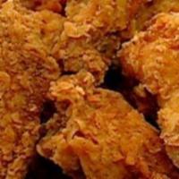 Fried Chicken Wings · 4pc Wings with a choice of two sides.