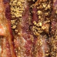 Praline Bacon · house-made sweet and salty goodness!