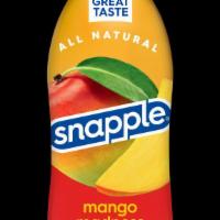 Snapple Mango Madness · Flavored juice Drink from concéntrate with other natural flavors ```````