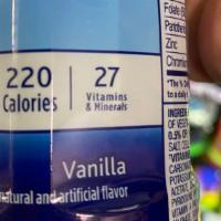 Ensure Vanilla   · 9g Protein 220 Calories 27 Vitamins & Minerals