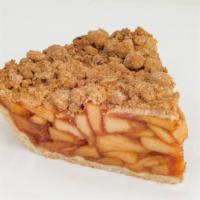 Dutch Apple · Thinly sliced Northern spy apples covered with a crunchy topping made of brown sugar, cinnam...