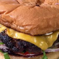 Cheese Burger · One third pound all beef patty on a soft Portuguese sweet bun, pickles, sweet yellow onion, ...