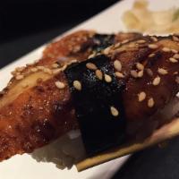 Unagi (Freshwater Eel) · Two pieces with rice.