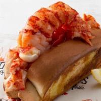 The Bar Harbor · 50% more lobster meat including tail on any roll
