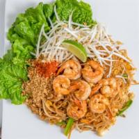Pad Thai · Thin rice noodle, Egg, Tofu, Scallion, Bean Sprouts, Peanut