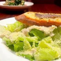 Caesar Salad · Romaine Hearts, Parmesan, Crostini, Caesar Dressing