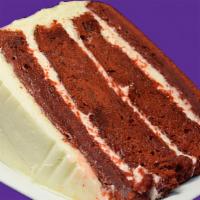Red Velvet · Classic, moist 4-layer red velvet cake filled with traditional cream cheese filling and fros...