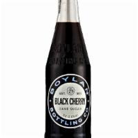 Boylan Cane Sugar Soda, Black Cherry  · Boylan's Cane Sugar Black Cherry soda offers a unique blend of cherries, wild cherry bark, a...