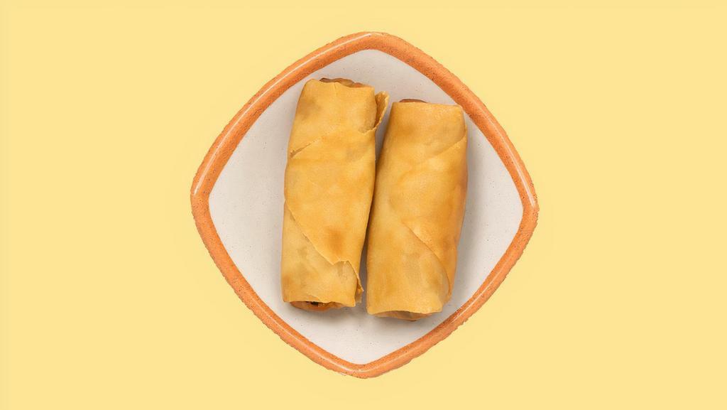 Egg Rolls (4) · Cabbage, carrot, mushroom. Contains egg. Sauce contains no major allergens.