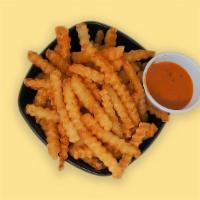 (S) Plain Fries · Fries lightly seasoned with salt.
Served with ketchup.