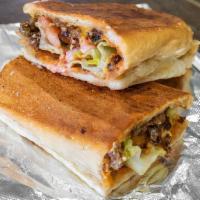 Chopped Cheese · Chopped Cheese come with hamburger meat chopped up and sautéed with onions. Mayonnaise and K...