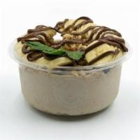 Costa Bowl · Banana blend with vanilla protein, topped with granola, banana, nutella, fresh mint.