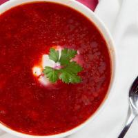 Borsch · Ukrainian beet soup.
