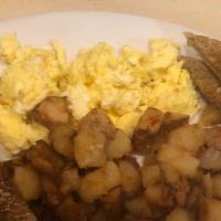 Eggs (2), Toast And Home Fries · 