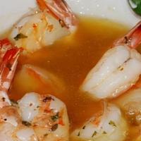 Camarones Al Ajillo · Shrimp with garlic sauce