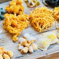 Pasta By The Pound · Our housemade fresh pasta (uncooked) available by the pound for you to prepare at home with ...