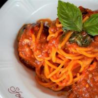 Spaghetti And Meatballs · Tomato Sauce, Nonna's Meatballs