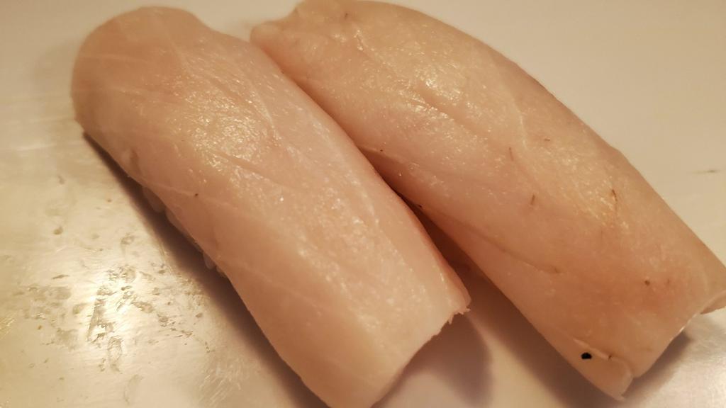 Escolar · 2 pcs nigiri (aka white tuna)