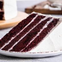 Red Velvet Cake Slice · Made from Newk's very own bakery. 780 calories.