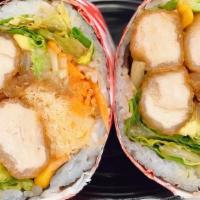 Teriyaki Chicken Asian Burrito · 