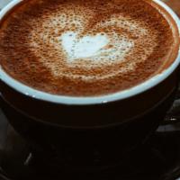Cappuccino · Espresso with milk froth and milk foam. Add toppings and flavors for an additional charge.