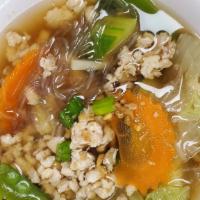Bean Thread Noodle Soup · Thai mung bean thread noodle, or 