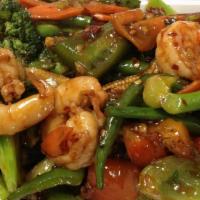 Shrimp With Garlic Sauce · Hot & spicy.