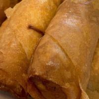 Crispy Eggroll · Two rolls.  Gỏi Cuốn Chả Giò - Lettuce and vermicelli wrapped in super thin rice-paper serve...