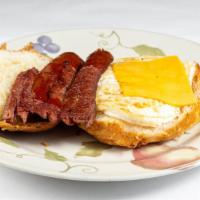 Croissant, Egg, & Cheese Any Meat · 