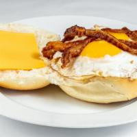 Turkey Bacon, Egg, And Cheese Sandwich · 