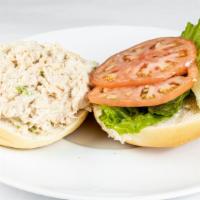 Tuna Salad With Cheese Sandwich
 · Served with lettuce, tomato, onion.