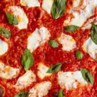 Margherita Pizza · With San Marzano Tomato, Fresh Mozzarella, Basil + Choose Your Toppings