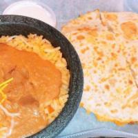 Kid'S Quesadilla - Cheese · Served with side of rice and beans.