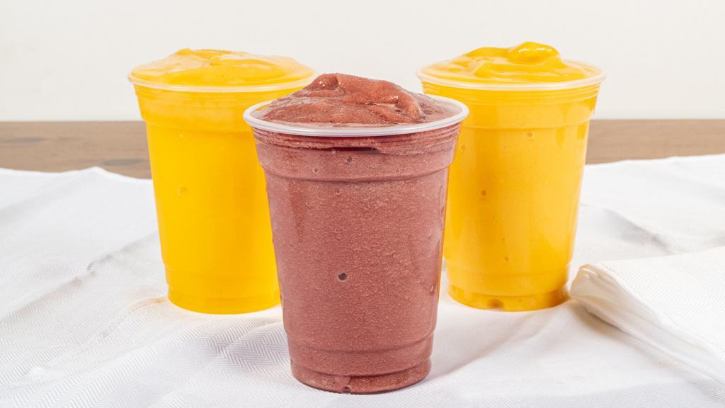 Smoothie · 100% Fruit Smoothie Mix and Ice