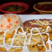 Chilaquiles Verdes O Rojos Con Huevo / Red Or Green Chilaquiles With Egg · Red or green chilaquiles with egg.