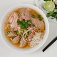 Customize Pho ( Up To 4 Toppings) · Customize your soup ( Up to 4 toppings)
Eye Round, Brisket, Flank, Fatty Flank, Tendon, Trip...