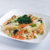 Vegetable Fried Rice · White onion, scallion, carrot, broccoli, baby corn, mushroom, eggs