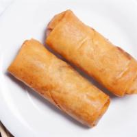 Vegetarian Spring Rolls (2) · Crispy rolls with vegetables and shiitake mushroom