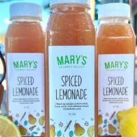 Mary'S Spiced Lemonade · Made In-House - Freshly squeezed, crisp, sweet, tart, and perfectly refreshing - with extra ...