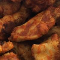 Chicken Wings (12 Pieces) · Buffalo style hot.