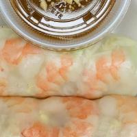 Goi Cuon Tom, Chay, Bi, Ga Cuon (2) · (Summer rolls) choice of shrimp, tofu, shredded chicken or pork rolls with lettuce and rice ...