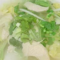 Pho Ga · Chicken Breast noodle soup with Beef broth or Chicken broth.