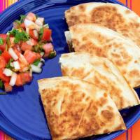 Huitlacoche Quesadilla · A speciality and favorite for those in the know. Soft, foot long flour tortilla filled with ...