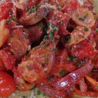 Arrabiata · Hot. Marinara sauce, red pepper.