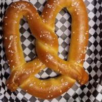 Soft Pretzel · A Soft Pretzel topped with either Salt or Cinnamon & Sugar. served w/ your choice of dipping...